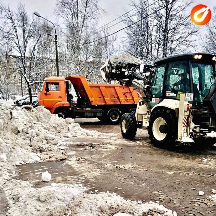 Работы по уборке снега в городском округе Истра остаются на ежедневном контроле
