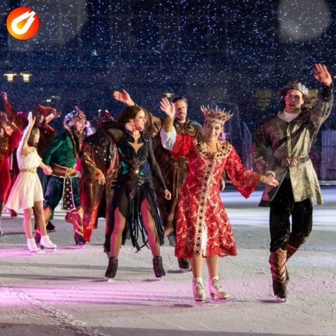 Более 7500 жителей и гостей округа посетили шоу на льду «Руслан и Людмила»