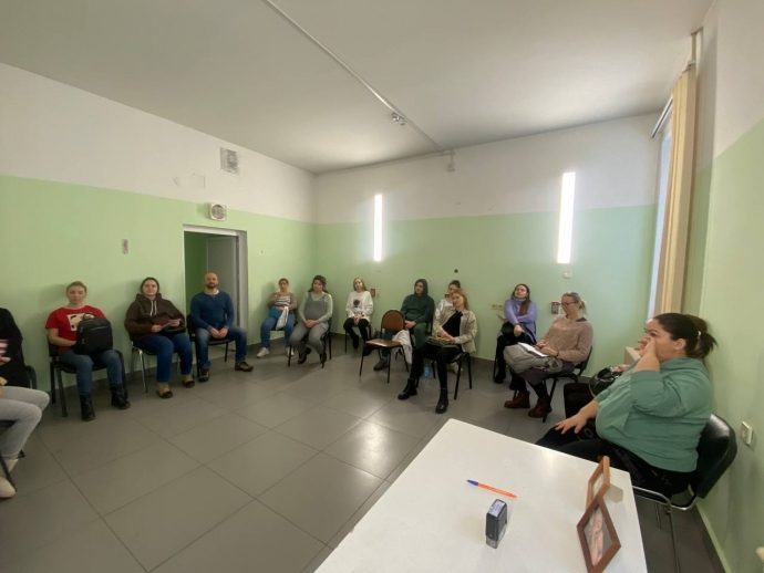 В «Школе будущих родителей» в Дедовске прошла очередная лекция для будущих мам и пап