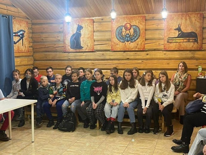 Учащиеся Рождественской школы посетили интерактивный музей «Живая история»