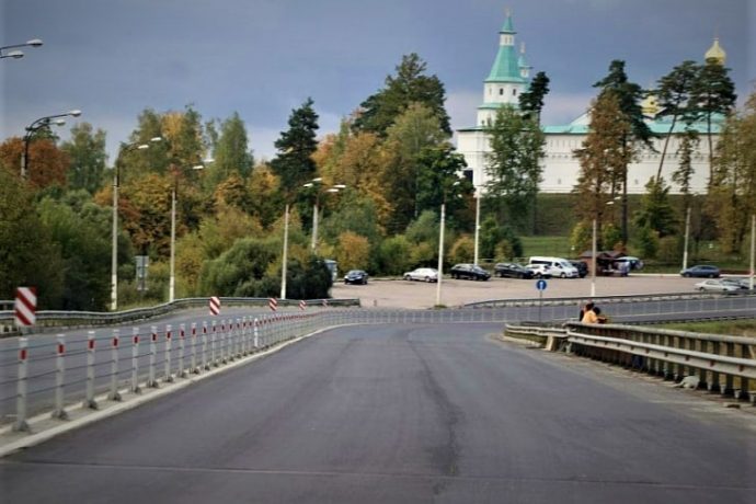 В рамках нацпроекта БКД в Истре отремонтировали участок Волоколамского шоссе