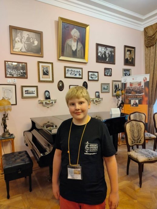 Ученик ИДМШ Степан Силин принял участие в Летней международной школе Гнесиных