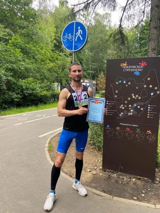 Врач‑педиатр ИОКБ занял почетное третье место в традиционном забеге в Москве