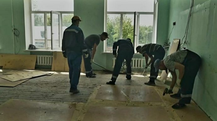 В старом корпусе школы № 3 в Истре начался ремонт