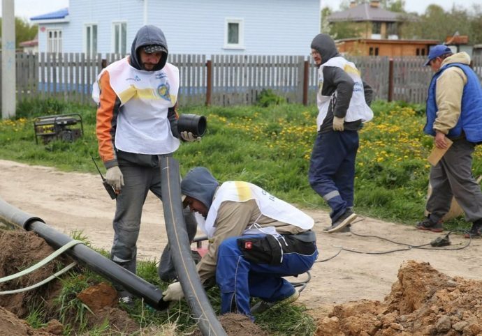 О реализации программы «Социальная газификация» в Подпорино и Румянцево