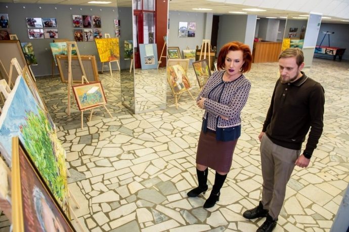 Глава округа Татьяна Витушева посетила Международную художественную выставку в МЦ «МИР»
