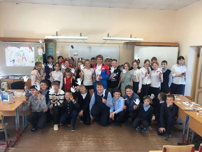 Олимпийская чемпионка Светлана Нагейкина рассказала школьникам историю своего пути к успеху