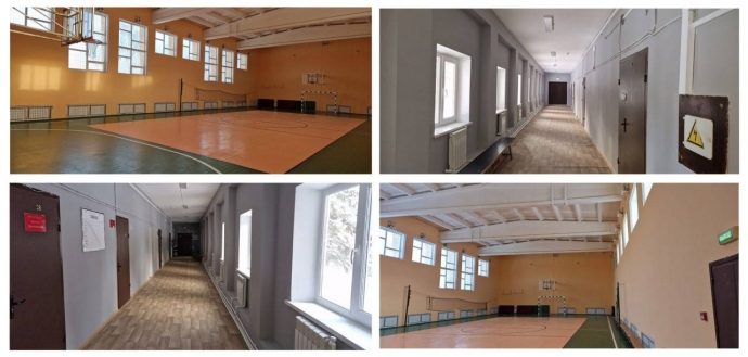 Спортивный зал в ДК села Новопетровское отремонтировали