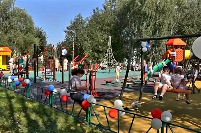 Две новые детские площадки открыли в г.о. Истра