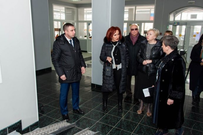 Глава округа Татьяна Витушева посетила «Рождественскую СОШ»