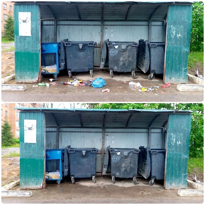 С 11 по 17 мая было подобрано около 500 кубометров мусора сотрудниками МБУ «ДОДХИБИМР»