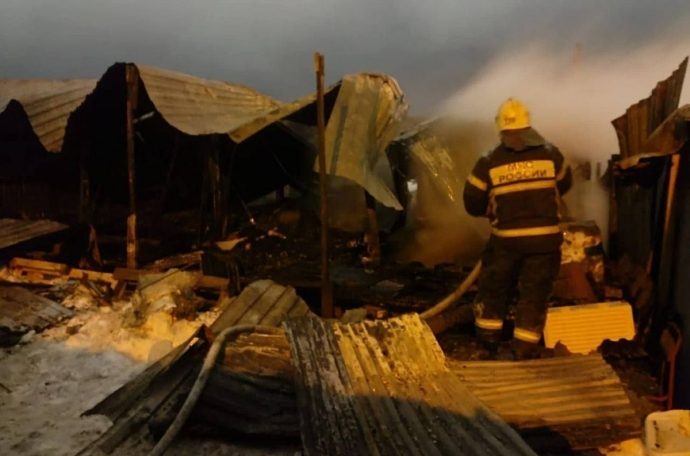 10 января пожар в бытовках унес жизни двух человек в Дмитровском г.о.