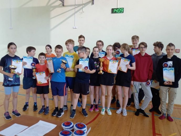 Победители и призеры Первенства Истринской спортшколы по настольному теннису