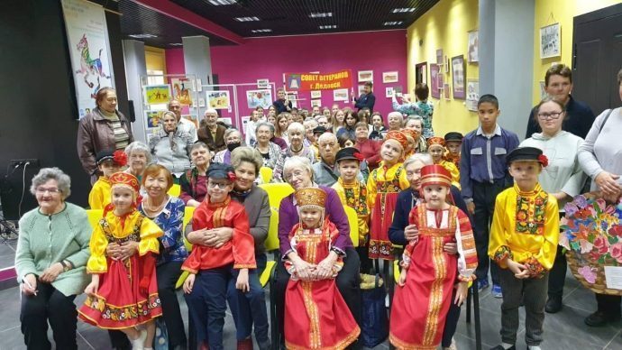Воспитанники дошкольного отделения Лицея г. Дедовск поздравили Совет ветеранов