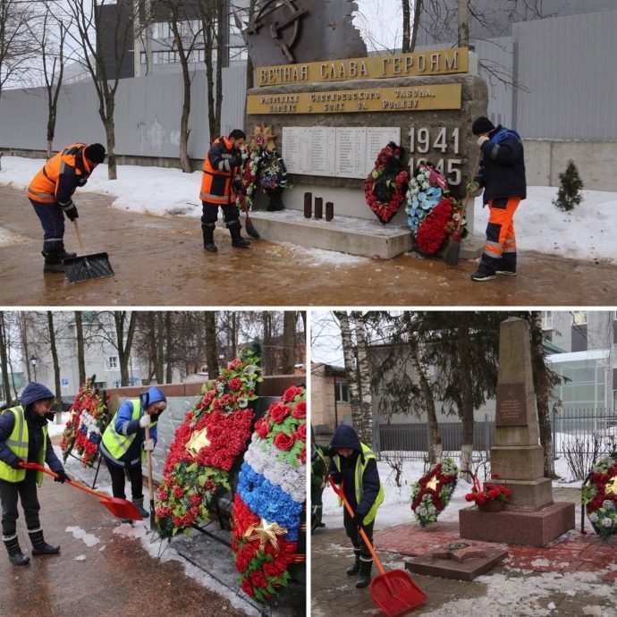 122 памятника Великой Отечественной войны на содержании муниципальной службы благоустройства