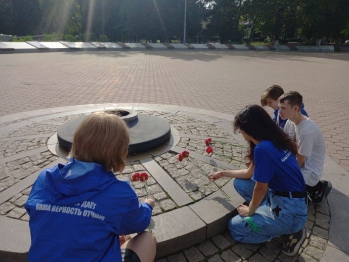 Истринские молодогвардейцы провели акцию памяти погибших во Второй мировой войне
